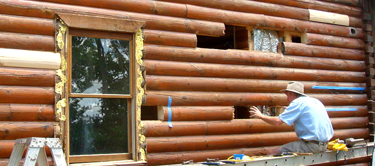 Log Home Repair Petersburg City, Virginia